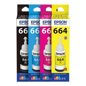 Epson T664 - yellow - original - ink refill
