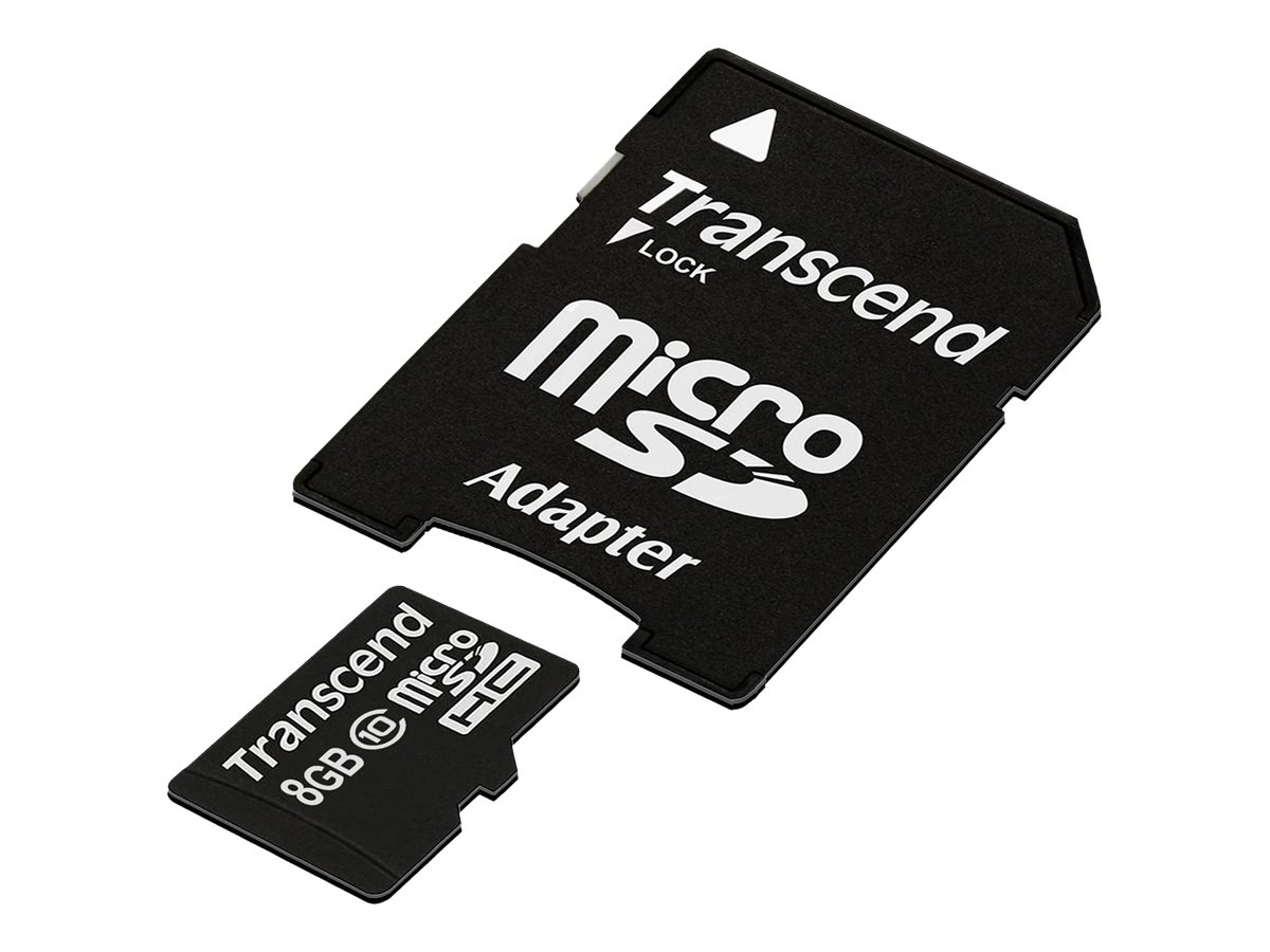 Transcend Premium - flash memory card - 8 GB - microSDHC