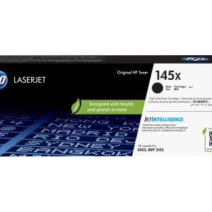 HP 145X - High Yield - black - original - LaserJet - toner cartridge (W1450X)