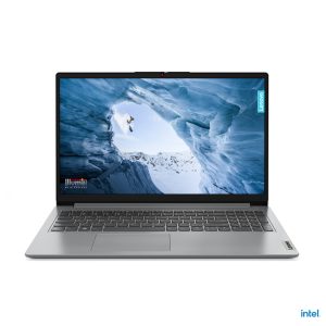 Lenovo IdeaPad 1 15.6" FHD Laptop - Intel Core i5-1235U - 8GB RAM - 512GB SSD - Windows 11 - Cloud Grey