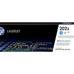 HP 202X - High Yield - cyan - original - LaserJet - toner cartridge (CF501X)
