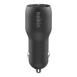 Belkin BoostCharge Dual Charger car power adapter - USB - 24 Watt