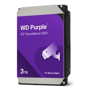WD Purple WD33PURZ - hard drive - 3 TB - surveillance - SATA 6Gb/s