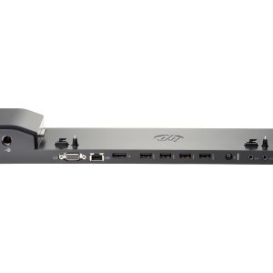 HP UltraSlim Docking Station 2013 - Docking station - VGA, 2 x DP - 65 Watt