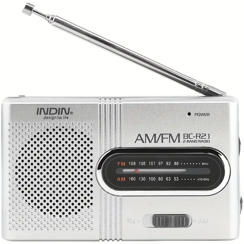 MT Radio AM/FM with USB Telescopic Antenna