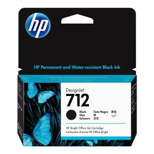 HP 712 - black - original - DesignJet - ink cartridge