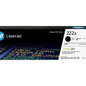 HP 222A - black - original - LaserJet - toner cartridge (W2220A)