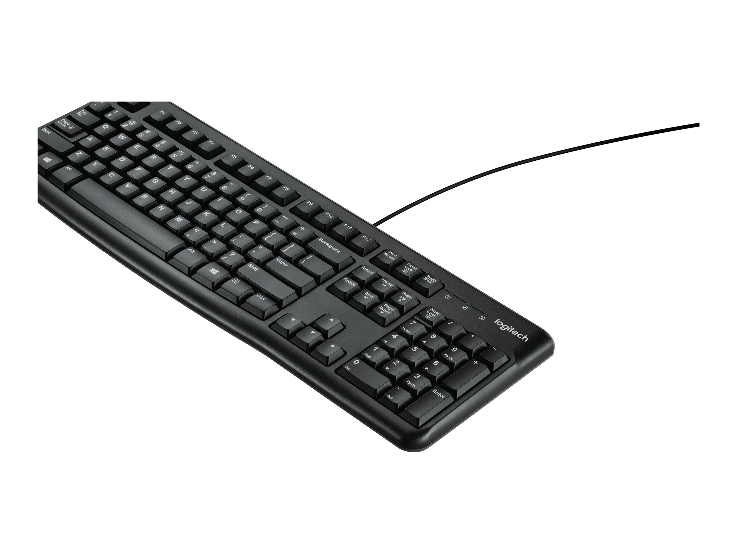 Logitech K120 - keyboard - English - black Input Device - Image 6