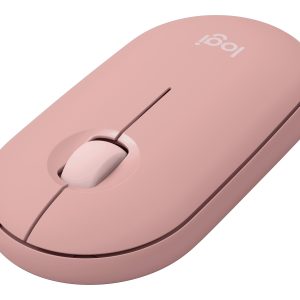 Logitech Pebble Mouse 2 M350s - mouse - Bluetooth - tonal rose