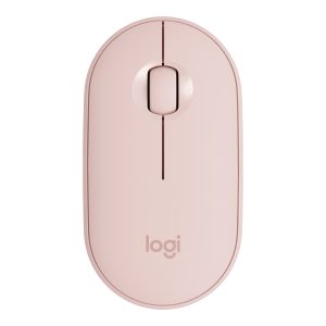 Logitech Pebble M350 - mouse - Bluetooth, 2.4 GHz - rose