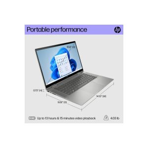 HP ENVY x360 Convertible 15.6" FDH Touch Laptop, AMD Ryzen 5, 12GB, 256GB