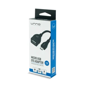 Unno Tekno Micro USB OTG To USB Cable - ADAPTERAD4201BK