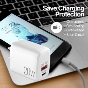 ArgomTech Type-C - 40W PD TYPE-C + USB WALL CHARGER