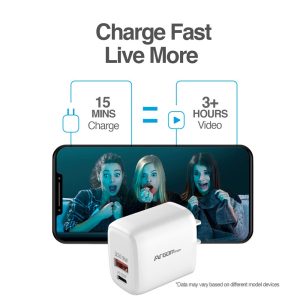 ArgomTech Type-C - 40W PD TYPE-C + USB WALL CHARGER