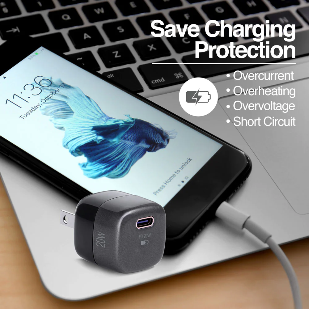 ArgomTech Fast Charger TypeC 20W 0120BK - Image 2