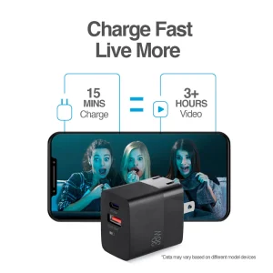 ArgomTech Volta P4 38W Pro PD Type-C + USB with Foldable Plug Wall Charger