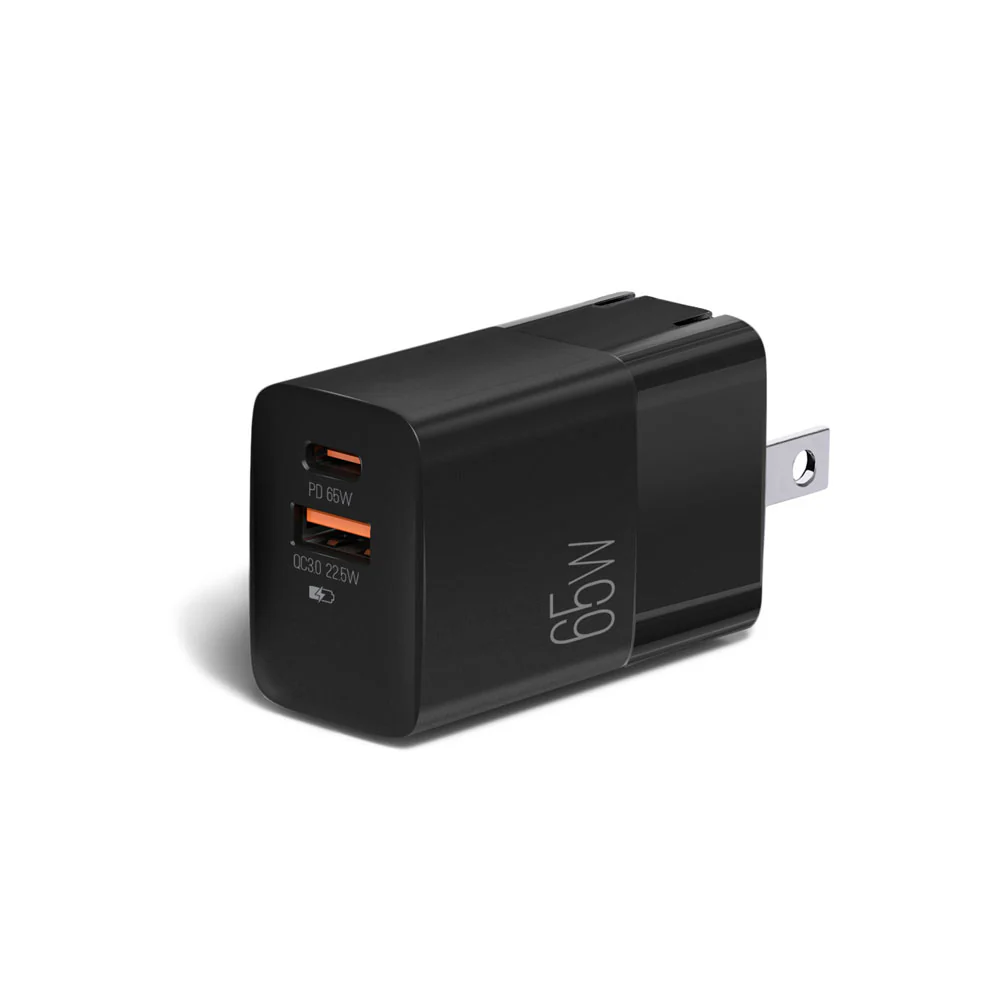 ArgomTech Volta P7 65W PD Type-C + USB with Foldable Plug Wall Charger AC-0125BK - Image 8