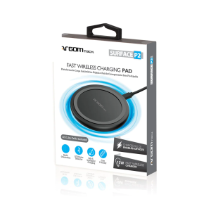 ArgomTech - 15W Fast Wireless Charging Pad Surface P2 -Â AC-0131BK