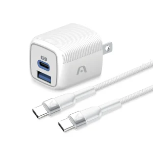 ArgomTech VOLTA P40 Charge Pack – Two-Port Fast Charger with Type-C Cable