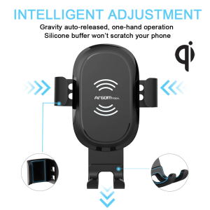 ArgomTech - 15W Wireless Fast Charger Car Mount Vortex M2 - ARG-AC-0161