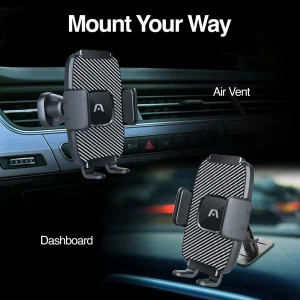 ArgomTech Cell Phone Holder Car Mount - ARG-AC-0334BK