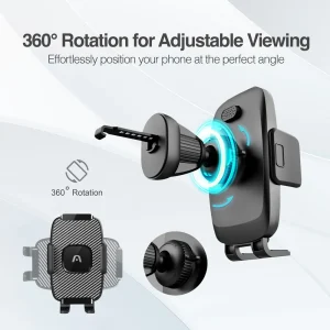 ArgomTech Cell Phone Holder Car Mount - ARG-AC-0334BK