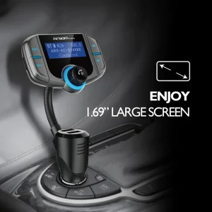 ArgomTech Spectro T4 Hands-Free Car Kit with Dual USB Quick Charging Ports