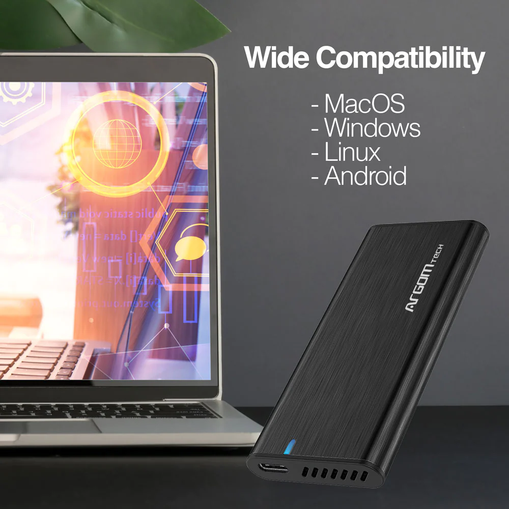 ArgomTech - M.2 NVME PCI-E SSD Enclosure Type-C- ARG-AC-1038 - Image 3