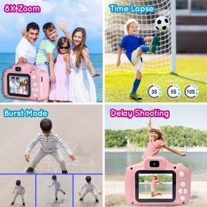 ArgomTech  - Multi-functional Kids' Camera Kids - MagicPix - Blue - ARG-AC-918PK
