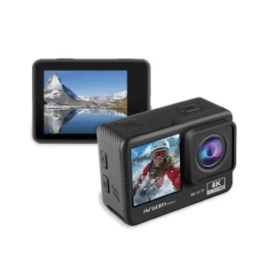 ArgomTech Action Camera Dual Screen/Touch/4K AC-9188BK