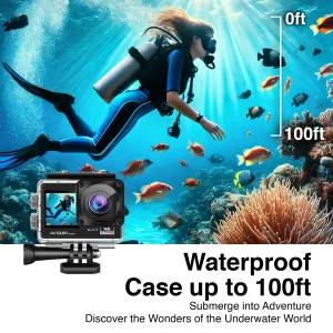 ArgomTech Action Camera Dual Screen/Touch/4K AC-9188BK