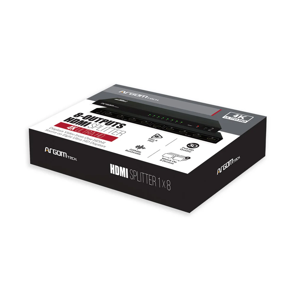 ArgomTech ARG-AV-5118 HDMI Splitter 8-output 4K Ultra HD - Image 6