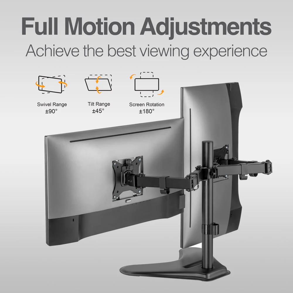 ArgomTech Desk Mount Dual Monitor 32" BR-1605 - Image 2