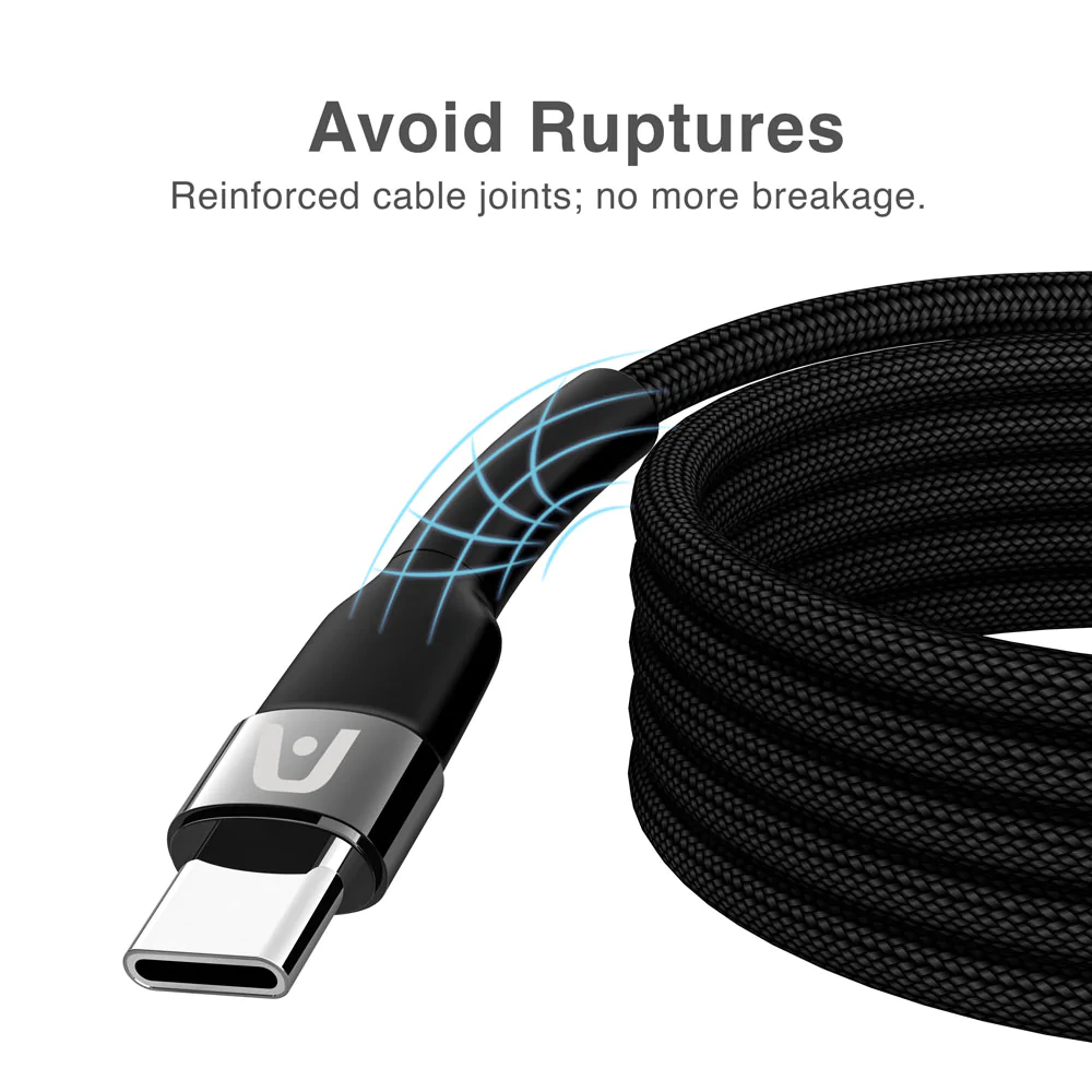 ArgomTech CABLE TYPE-C TO TYPE-C 65W NYLON BRAIDED DURA SPEED 6FT/1.8M - Image 4