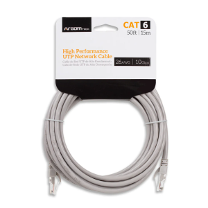 ArgomTech  Network Cable CAT6 50FT Grey CB-1555