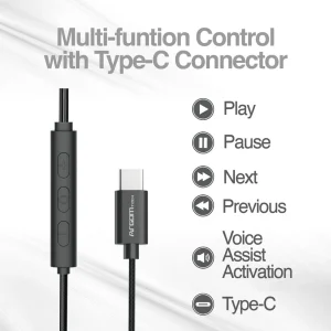 ArgomTech - Ultimate Sound Core Wired Type-C Earphones - Brown -  ARG-HS-2030BR