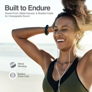 ArgomTech - Ultimate Sound Aura Wired Type-C Earphone- White - ARG-HS-2032WT