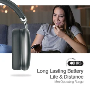 ArgomTech Ultimate Sound Live BT Headphones ARG-HS-2553BK – Black