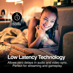 SkeiPods E20 True Wireless Stereo Bluetooth Earbuds with Dual ENC Noise Canceling - White