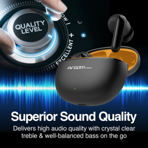 SkeiPods E20 True Wireless Stereo Bluetooth Earbuds with Dual ENC Noise Canceling – Black