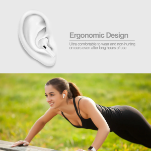 SkeiPods E56 True Wireless Stereo BT Earbuds with AI ENC Noise Canceling - ARG-HS-5056BK - Black