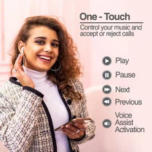 ArgomTech SkeiPods E56 True Wireless Stereo BT Earbuds with AI ENC Noise Canceling - ARG-HS-5056PK