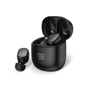 SkeiPods E66 True Wireless Stereo BT Earbuds with AI ENC Noise Canceling - Black