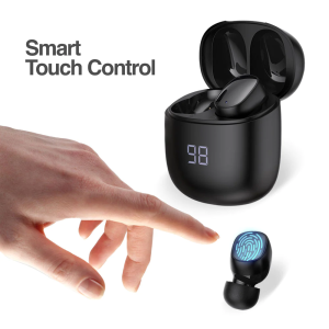 SkeiPods E66 True Wireless Stereo BT Earbuds with AI ENC Noise Canceling - Black