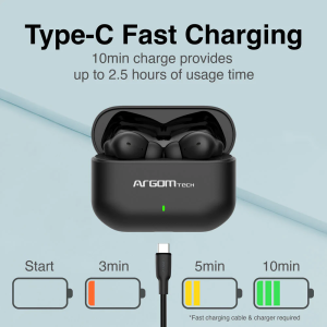 ArgomTech Earbuds Skeipod E85 ARG-HS-5085BK