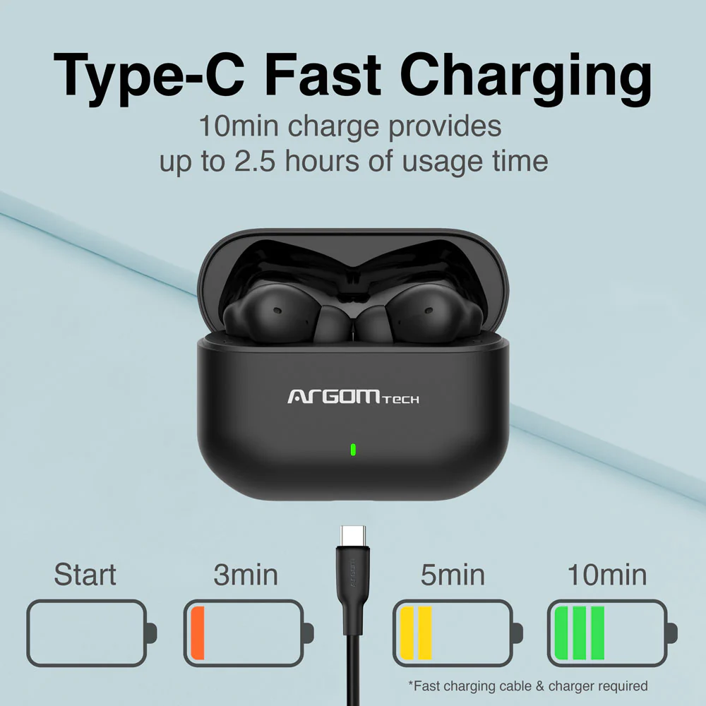 ArgomTech Earbuds Skeipod E85 ARG-HS-5085BK - Image 4