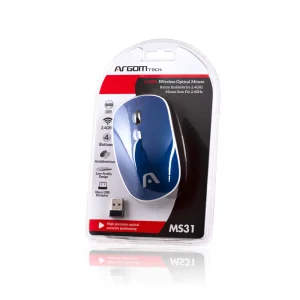 ArgomTech 2.4ghz Wireless Mouse MS-0031BL - Blue