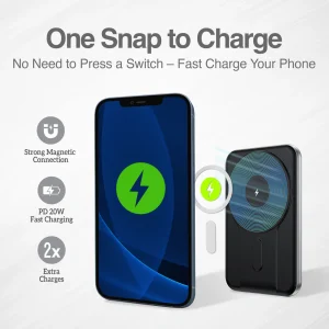 ArgomTech Magnetic Power Bank MS5 - 5,000mAh