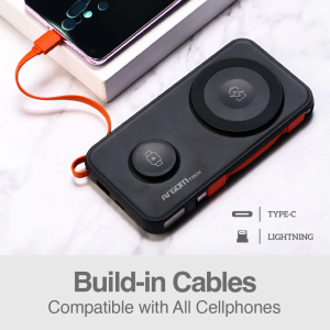 ArgomTech SR10 PowerBank 4-in-1 Magnetic Fast Charger PB-1164BK