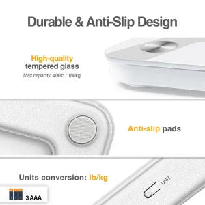 ArgomTech Digital Smart Scale - Black - ARG-SC-8210BK